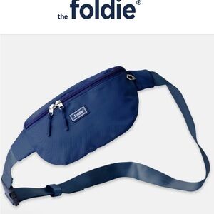 The Foldie Navy Crossbody Bag NWT